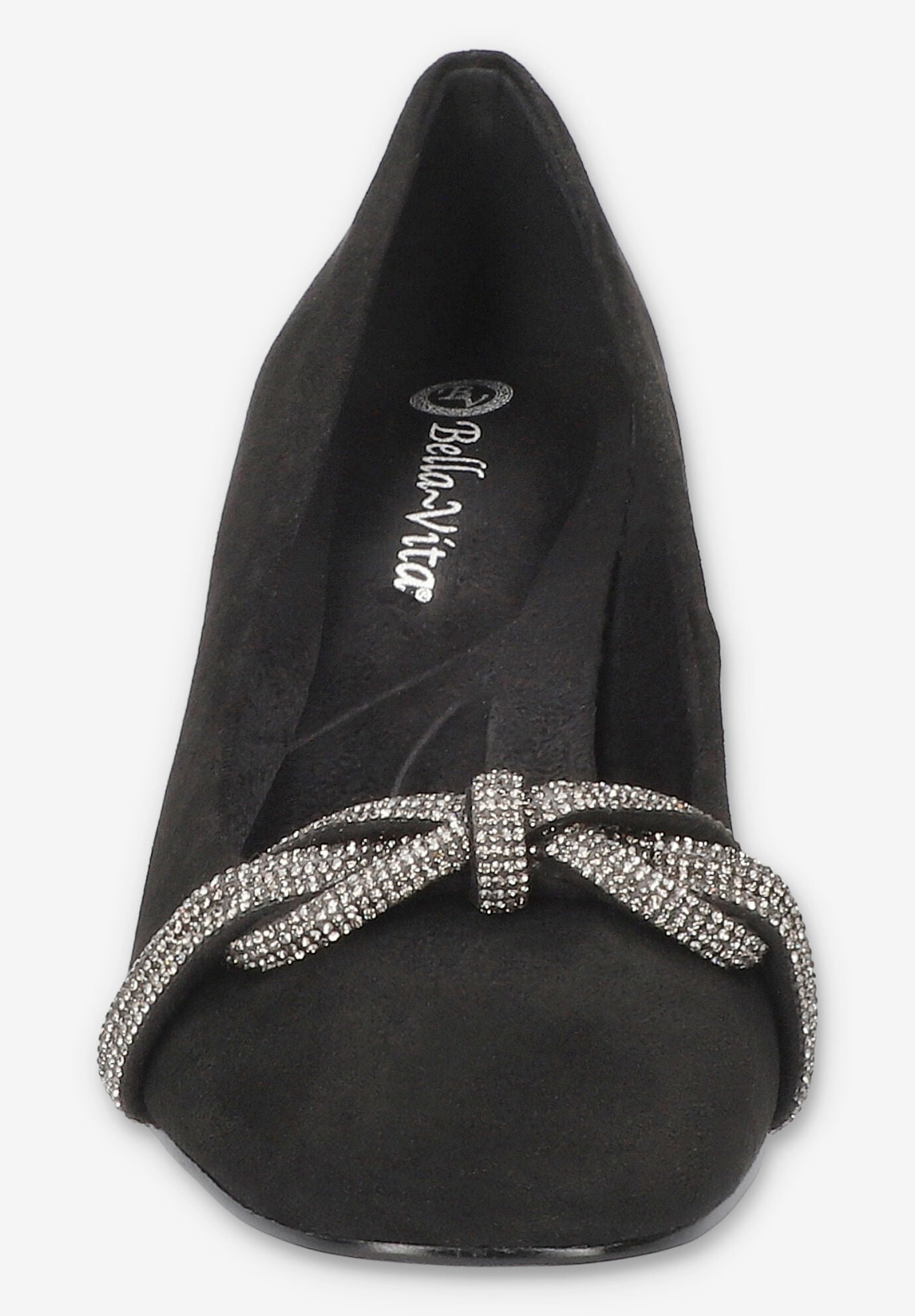 Marigold Square Toe Pump, BLACK SUEDE, alternate image number 3