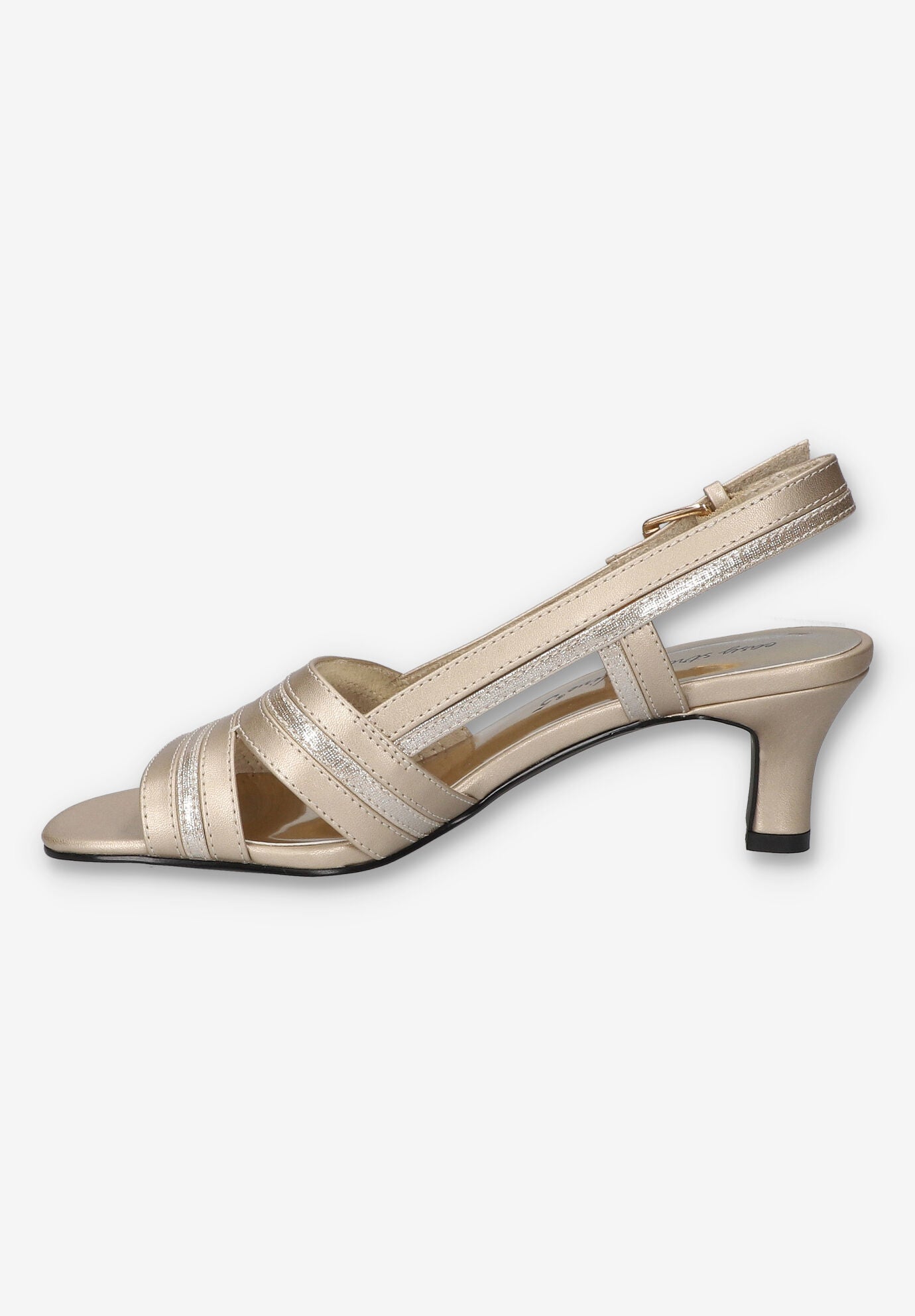 Meghan Slingback Heeled Sandal, CHAMPAGNE, alternate image number 4