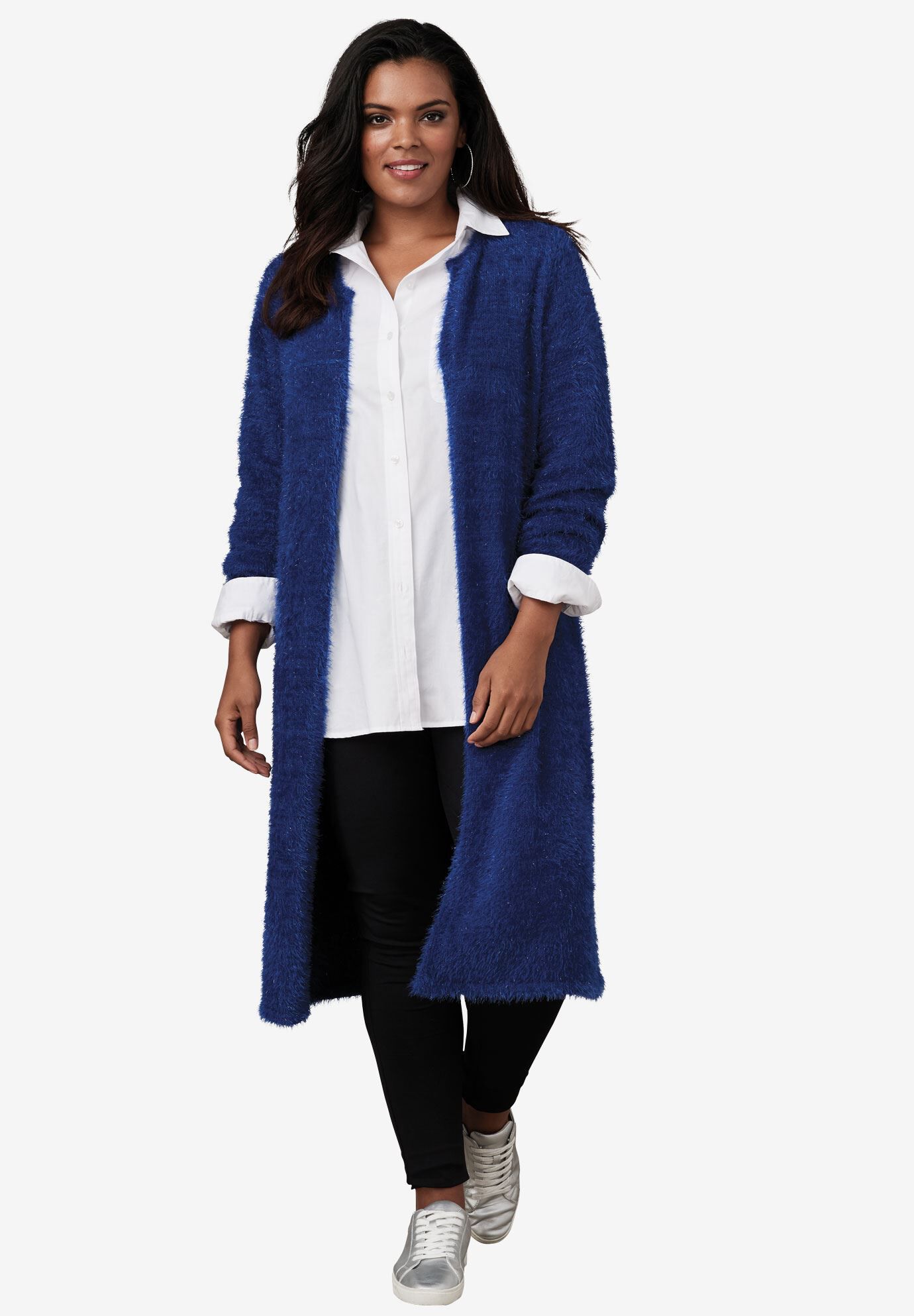 roamans long cardigan