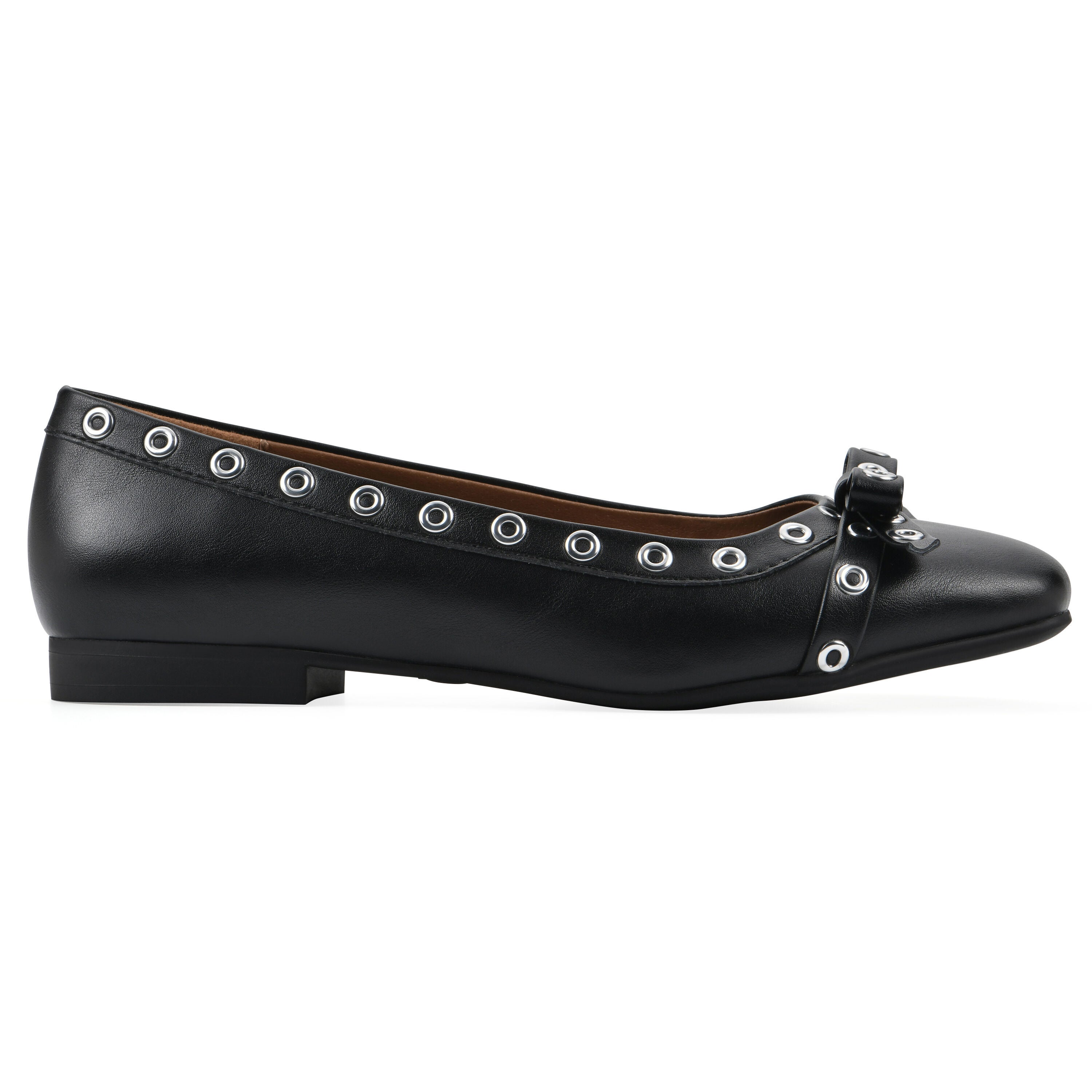 Bodhi Ballet Flat, BLACK SMOOTH, alternate image number 2