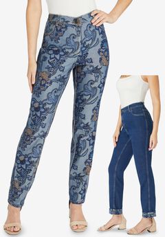 Reversible Straight-Leg Jean