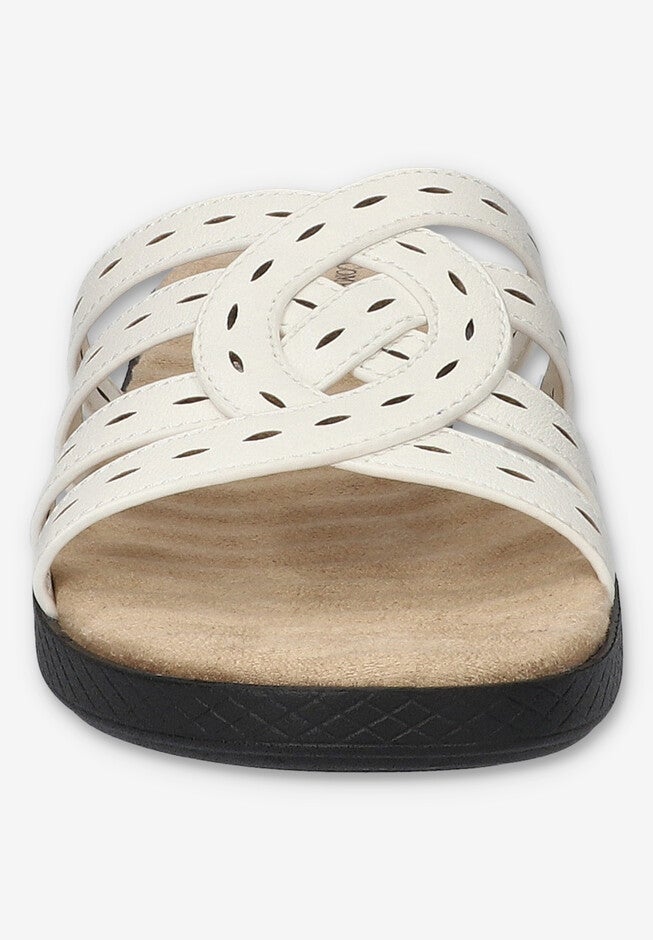Cammie Slide Sandal, WHITE, on-hover image number null
