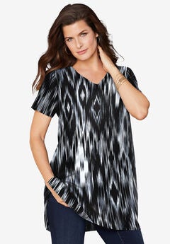 Short-Sleeve V Neck Ultimate Tunic