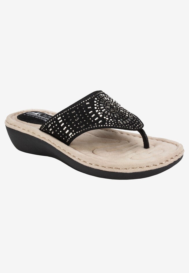 Cienna Sandal , BLACK FABRIC, hi-res image number null