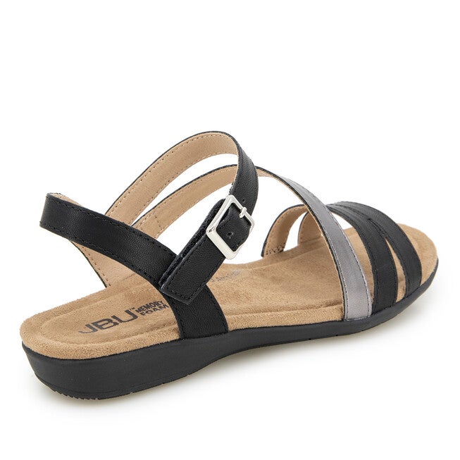Amalfi Sandal, BLACK GUNMETAL, on-hover image number null