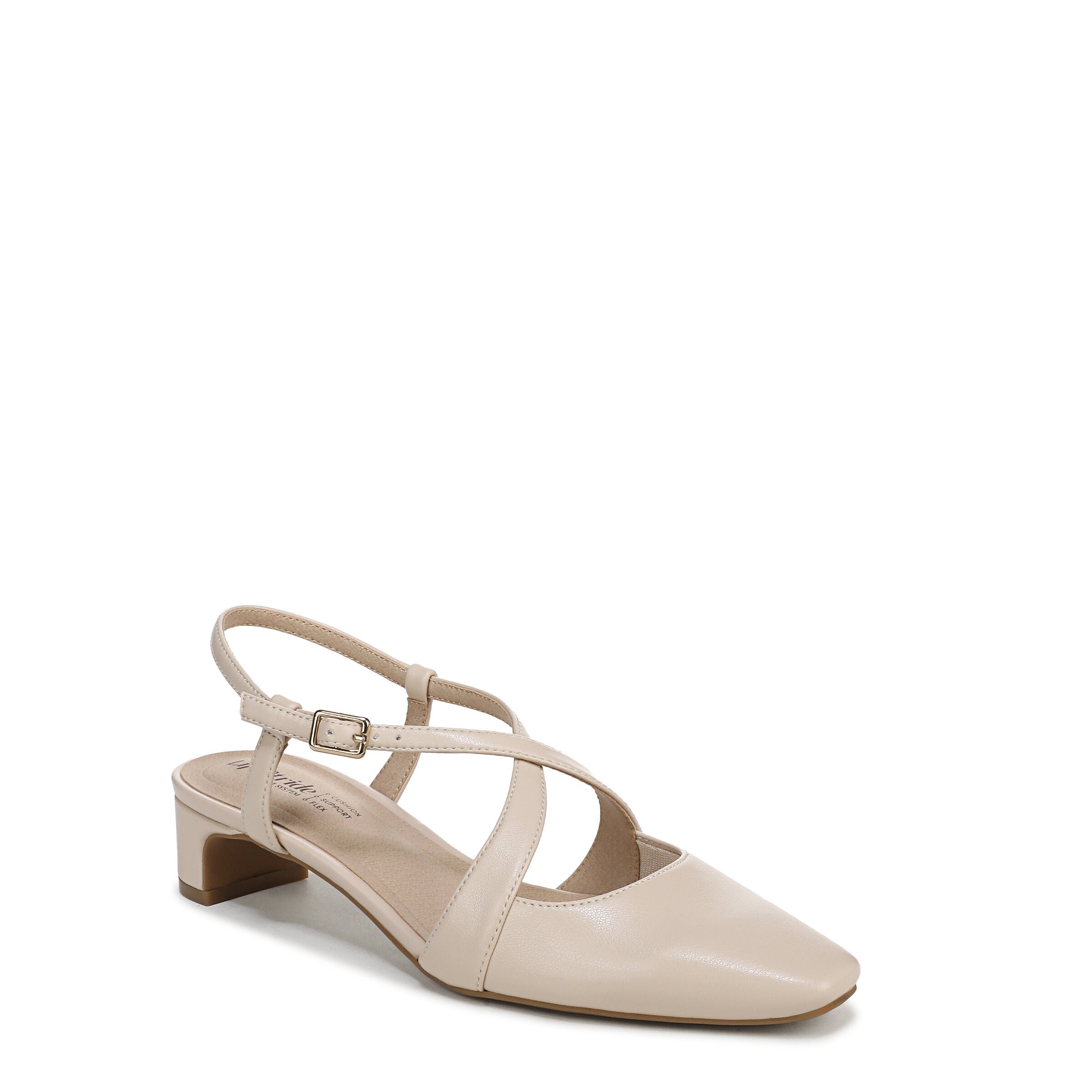 Lavina Slingback Pump, SEASHELL BEIGE, hi-res image number 0