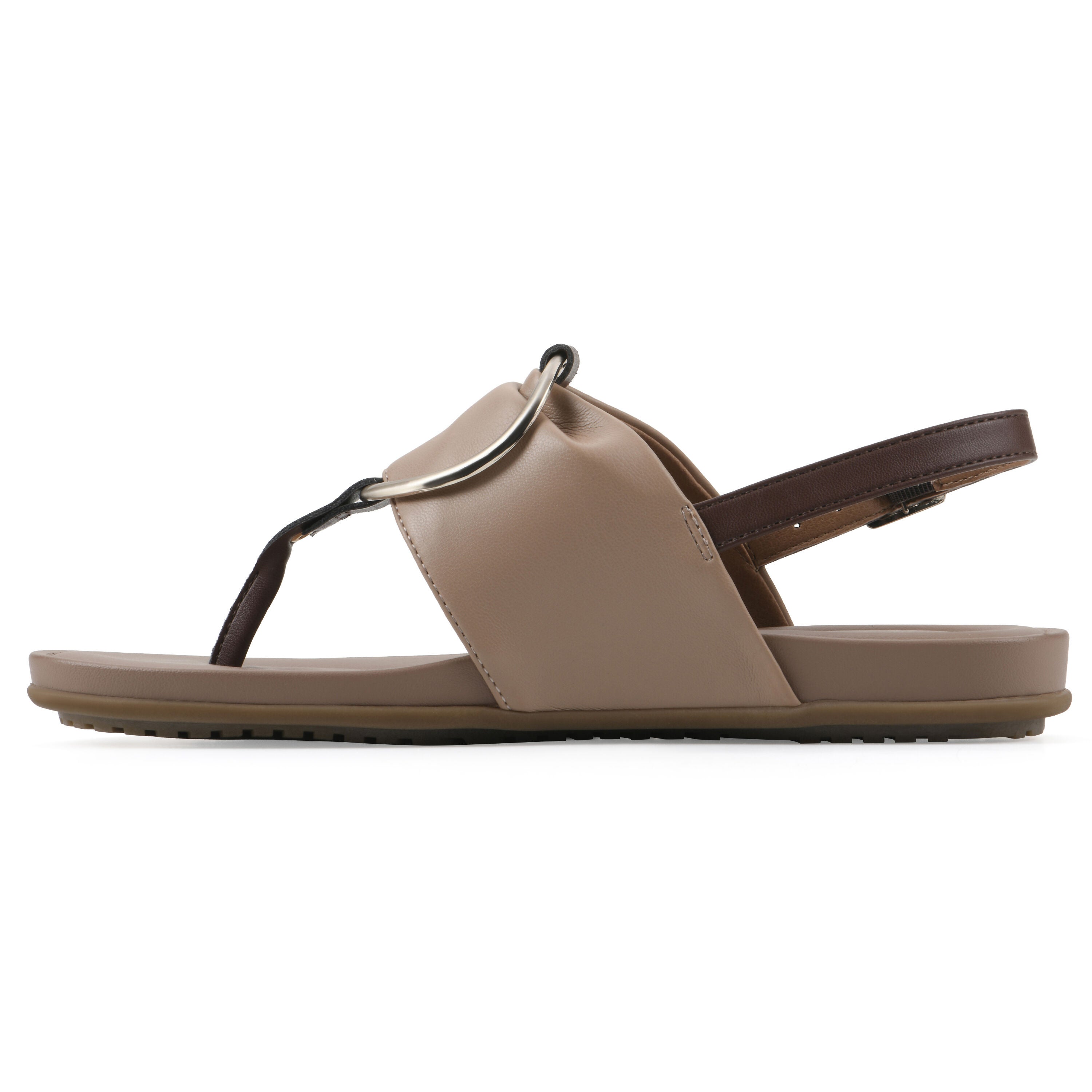 Alicorn Slingback Sandal, NATURAL WITH BROWN, alternate image number 3