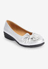 The Pamela Slip-On Flat , SILVER, hi-res image number null
