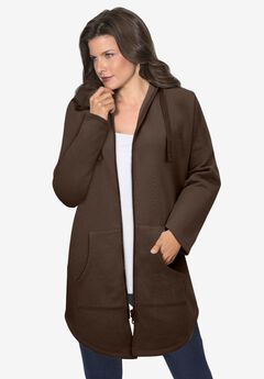 Fleece Zip Hoodie Sweatshirt