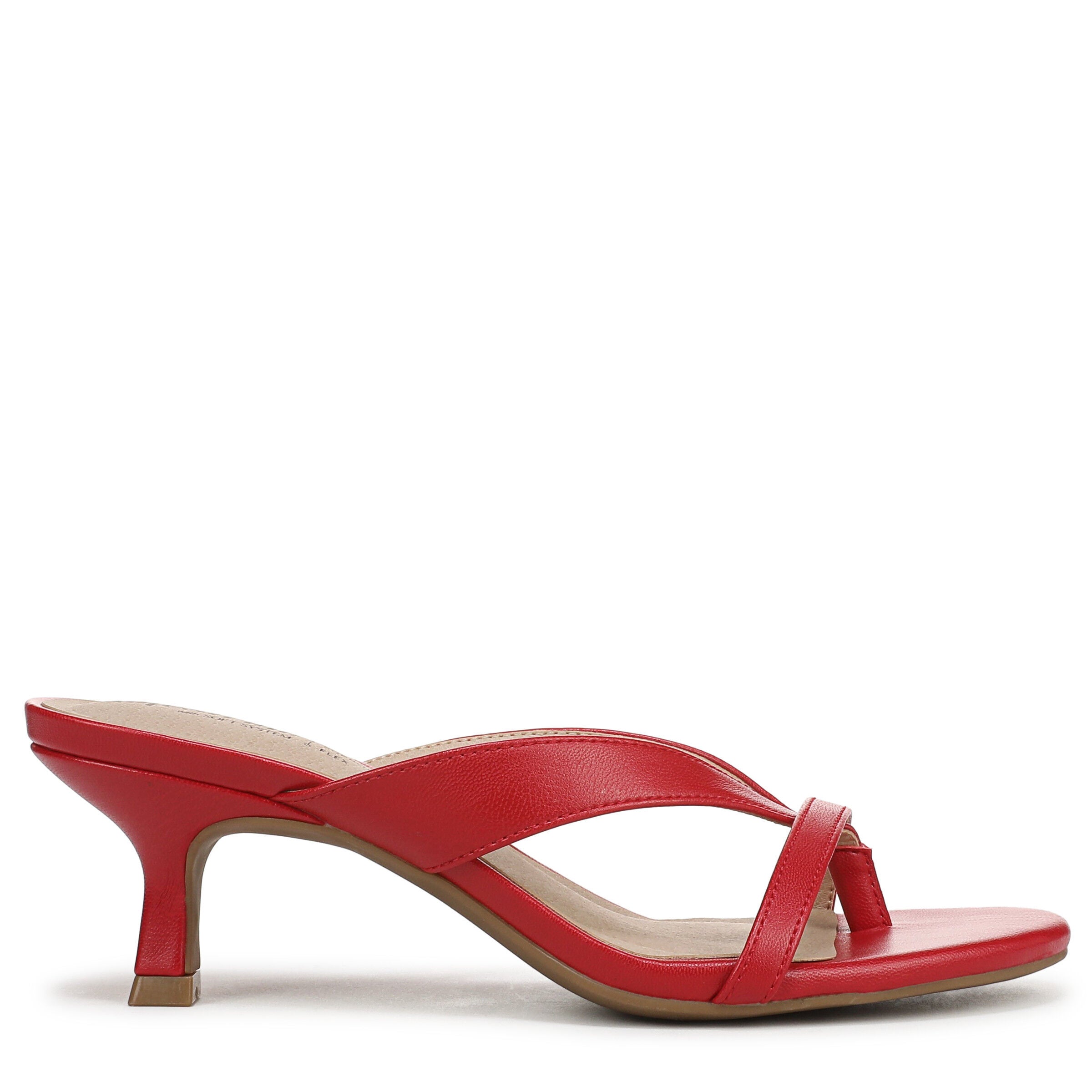Navine Thong Sandal, FIRE RED, alternate image number 3