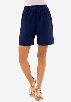 Plus Size Shorts With Pockets