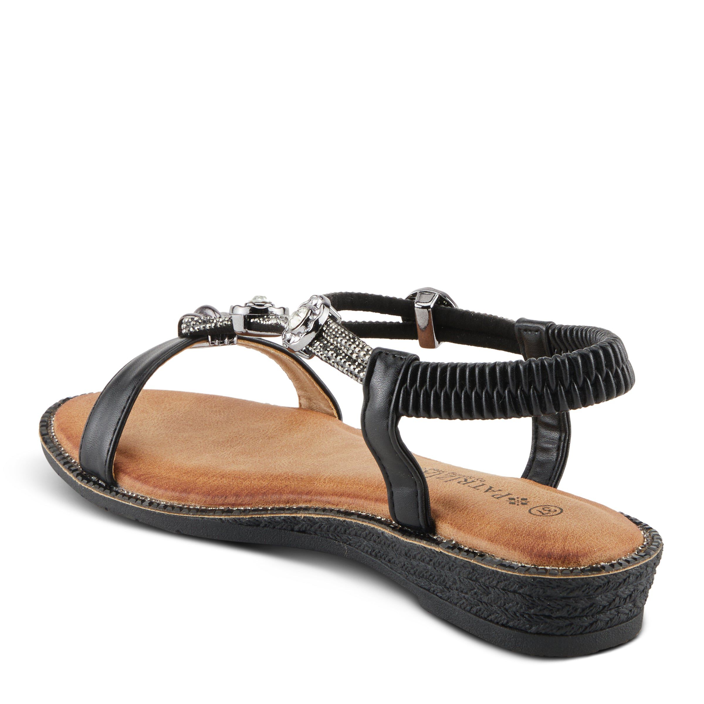 Charmer Flat Sandal, BLACK, alternate image number 6