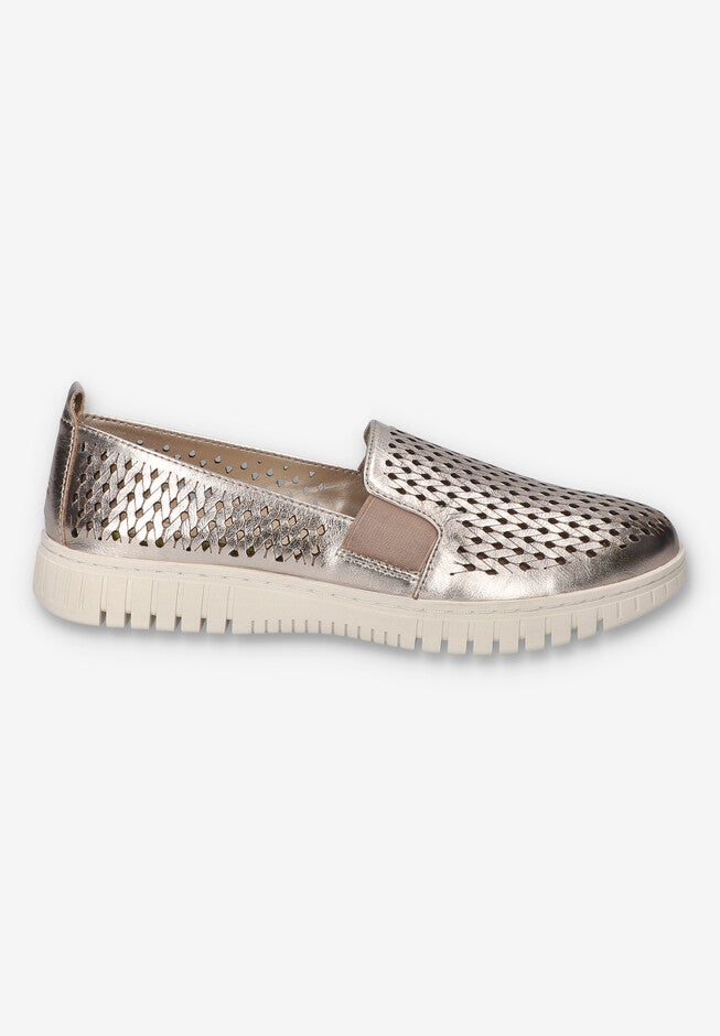 Helm Comfort Sneaker, CHAMPAGNE LEATHER, alternate image number 2