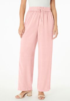 Plus Size Acid Wash Pants