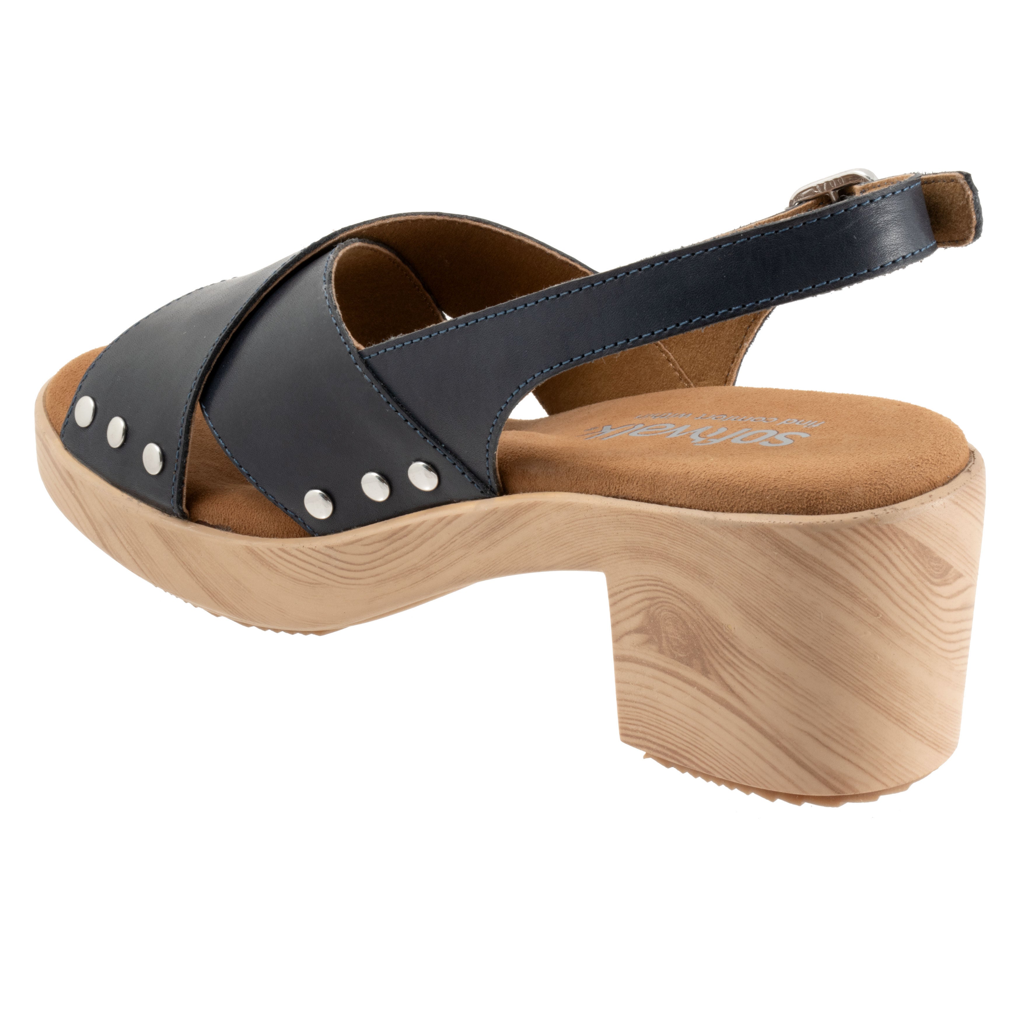 Florence Clog, NAVY, on-hover image number 1