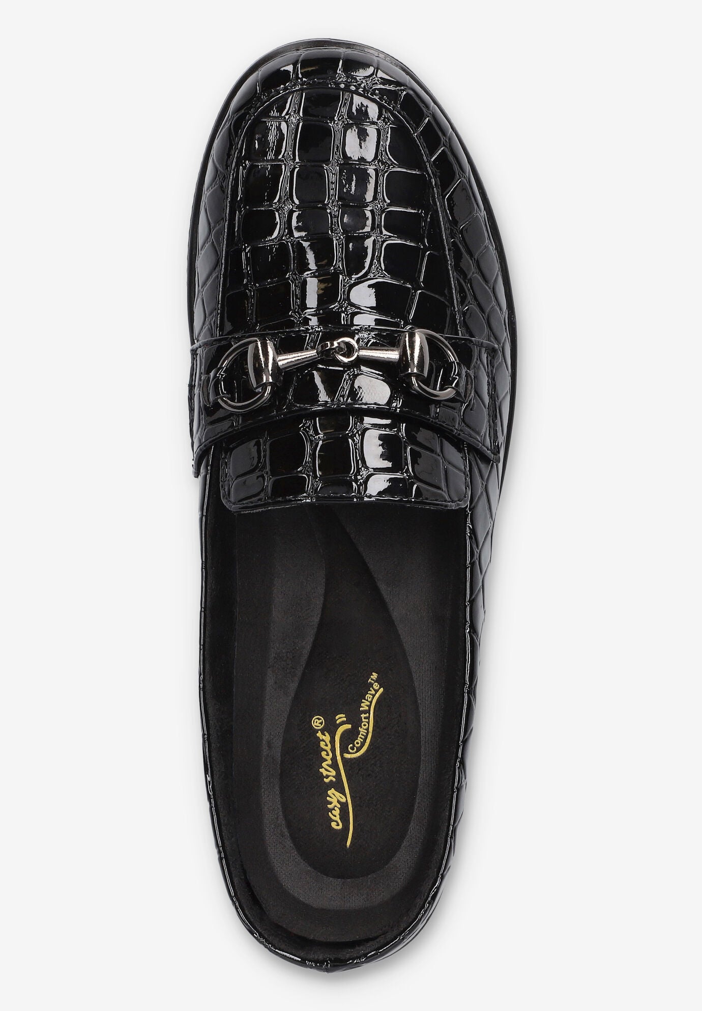 Nell Comfort Mule, BLACK CROCO, alternate image number 6