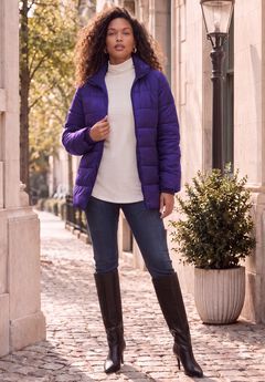 Plus Size Lightweight Quilted Jacket
