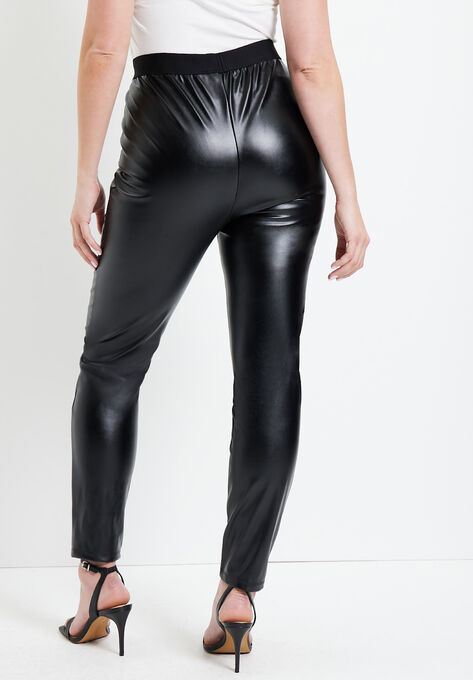 Faux Leather Legging, , on-hover image number null
