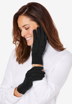 Cable-Knit Gloves