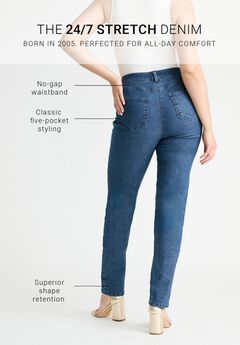 Plus Size 24/7 Stretch Straight Leg Jean