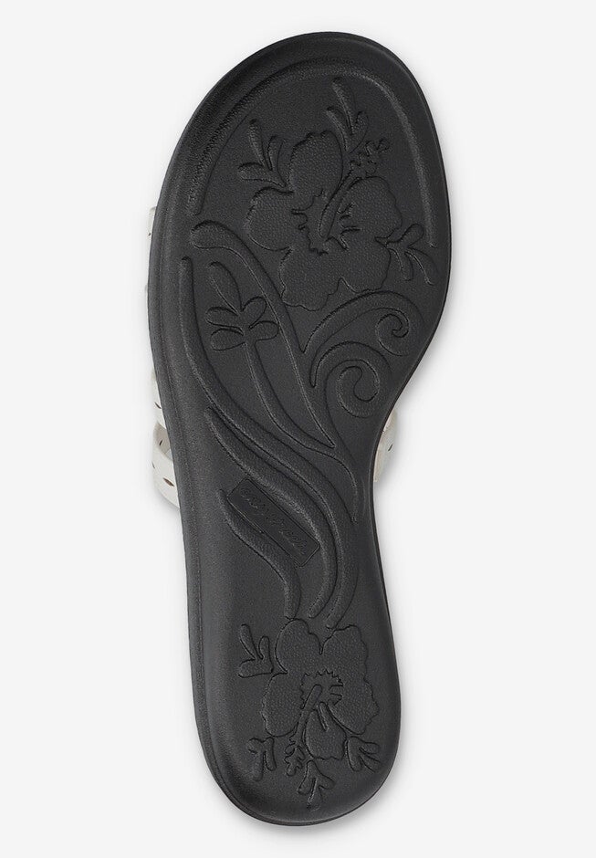 Cammie Slide Sandal, WHITE, alternate image number null