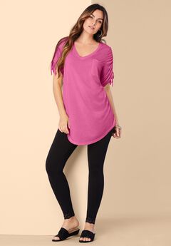 Short Sleeve Tunic Tops