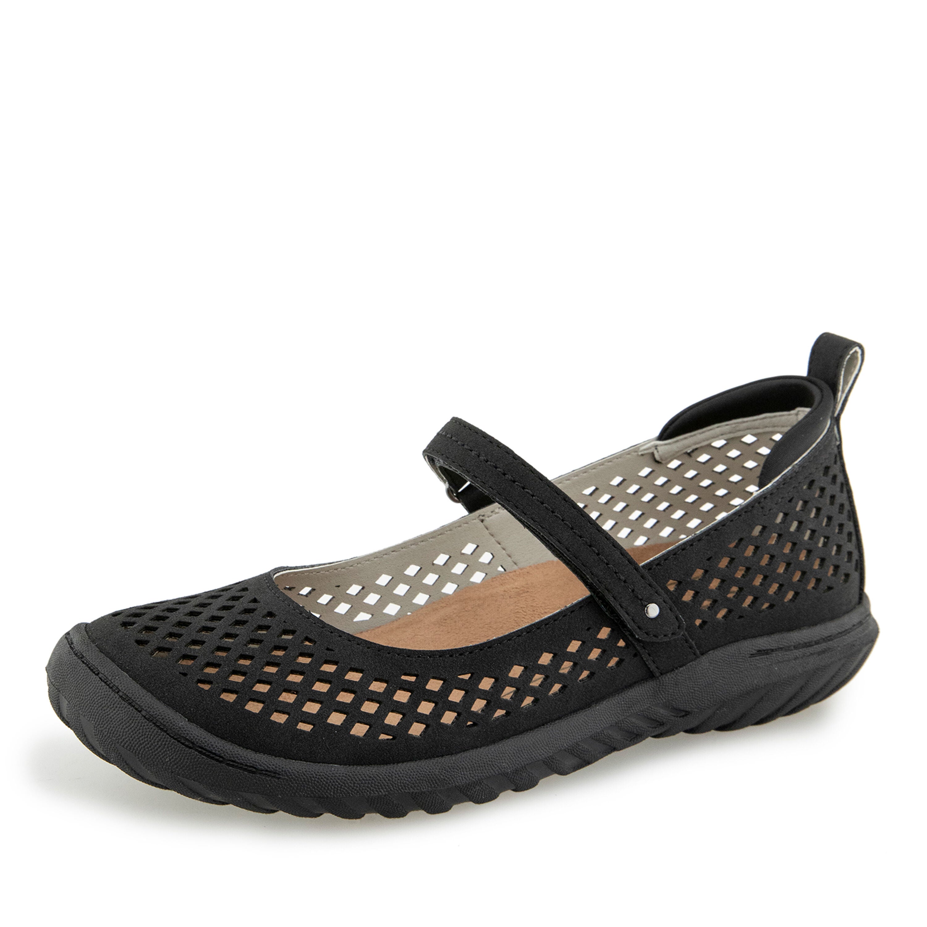 Bee Hook and Loop Mary Jane, BLACK, alternate image number 6