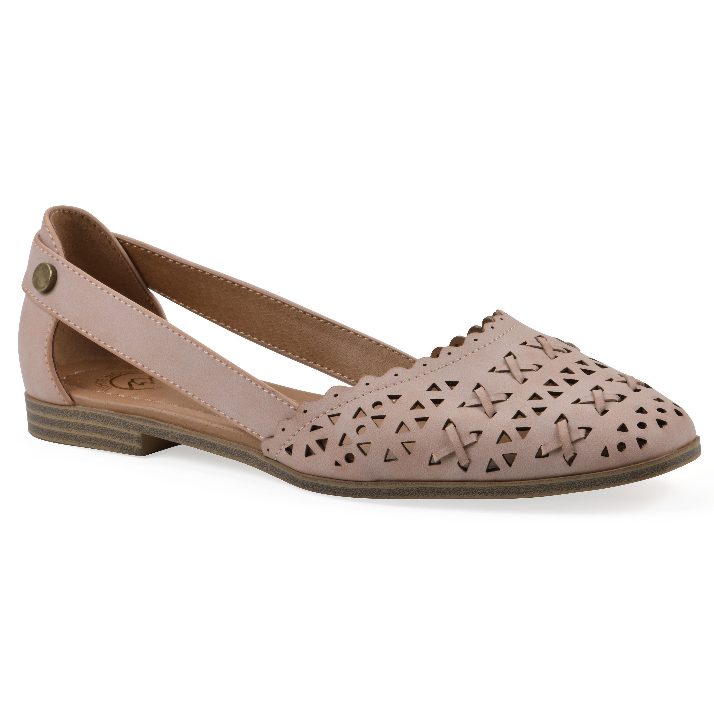Nobler Pointed Toe Flat, BLUSH SMOOTH, hi-res image number 0