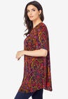 Short-Sleeve Angelina Tunic, , alternate image number null