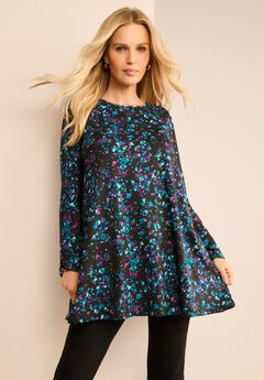 Ultimate Long Sleeve Crewneck Swing Tunic