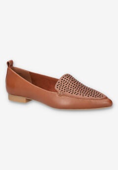 Alessi Perf Pointed Toe Flat