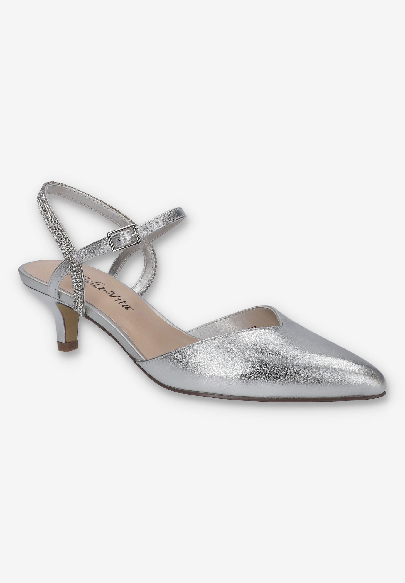 Katriana Pump, SILVER LEATHER, hi-res image number 0