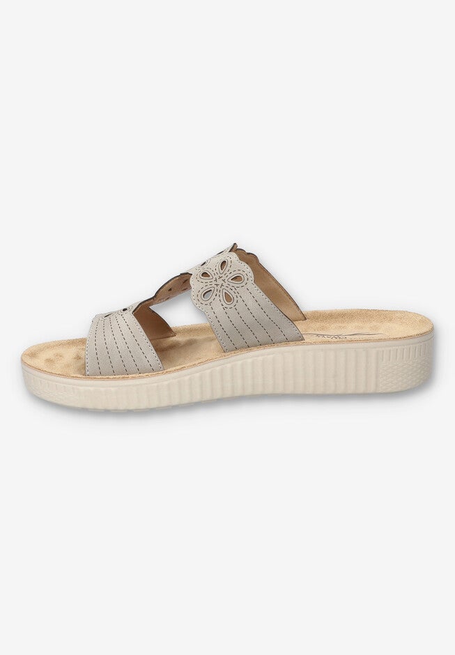 Taj Slide Sandal, GREY, alternate image number 4