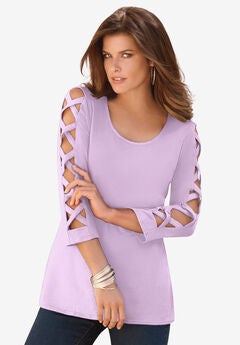 Lattice Sleeve Ultimate Tee