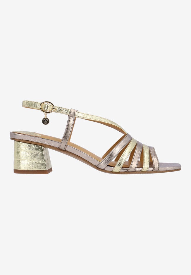 Regan Slingback Sandal, TAUPE GOLD, alternate image number 4