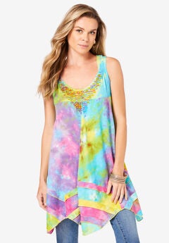 Smocked Racerback Tunic