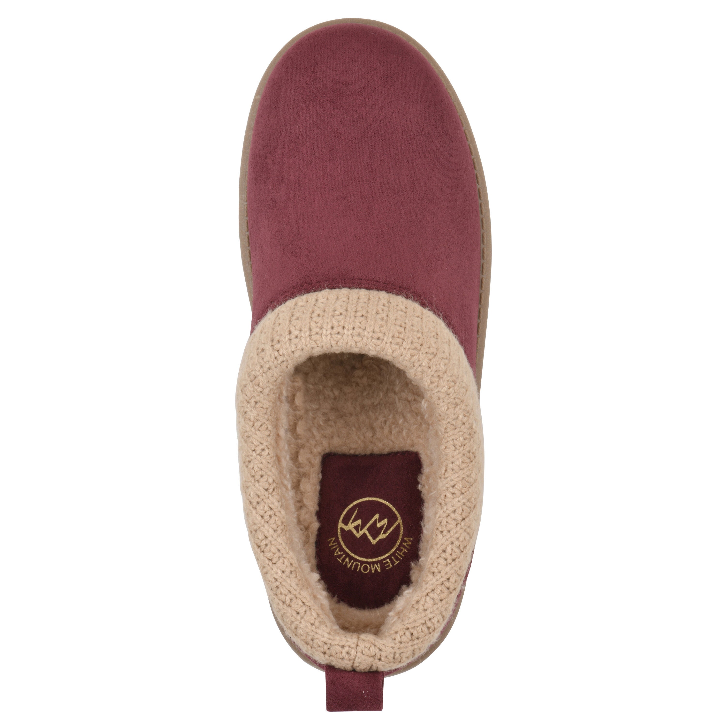 Iceboat Slip-on Clog, BURGUNDY FABRIC, alternate image number 4