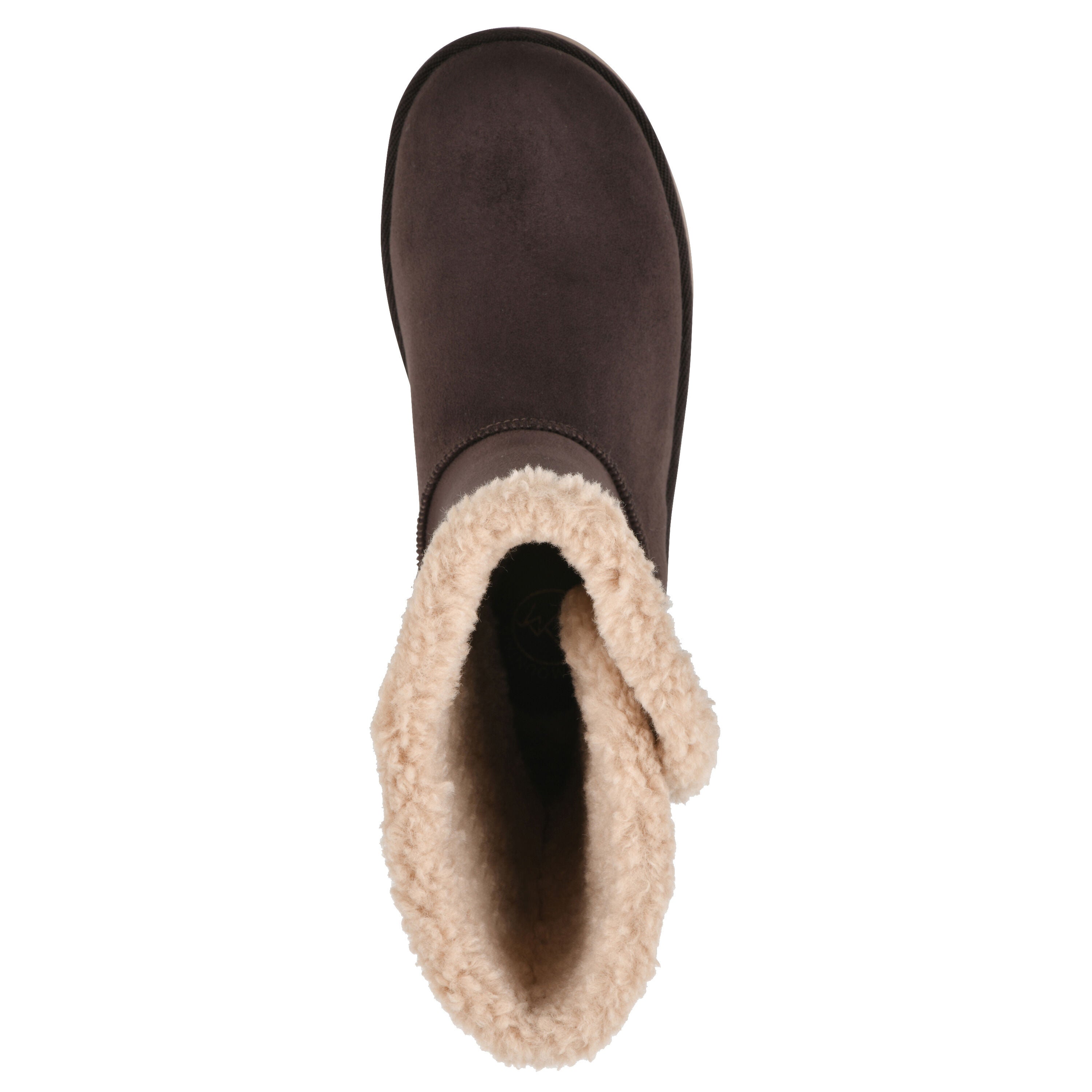 Blanca Faux Fur-Lined Boot, DARK BROWN FABRIC, alternate image number 4
