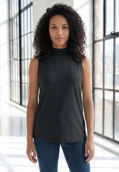 Ultimate Sleeveless Mockneck Tee