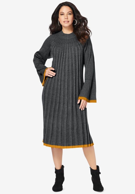 Swing Sweater Dress Plus Size Casual Dresses Roaman S