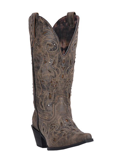 Vanessa Wide Calf Boots by Laredo, BLACK TAUPE, hi-res image number null