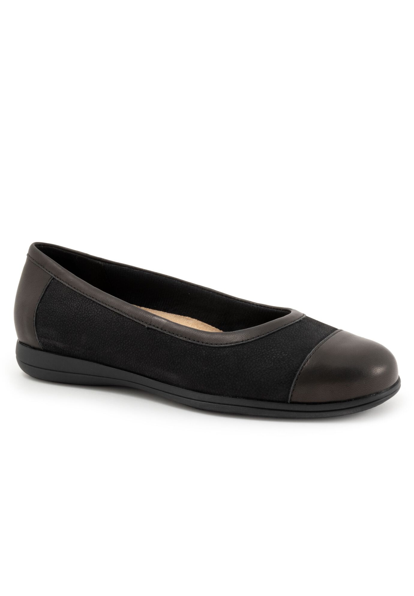 Delmara Flat, BLACK NUBUCK, hi-res image number 0
