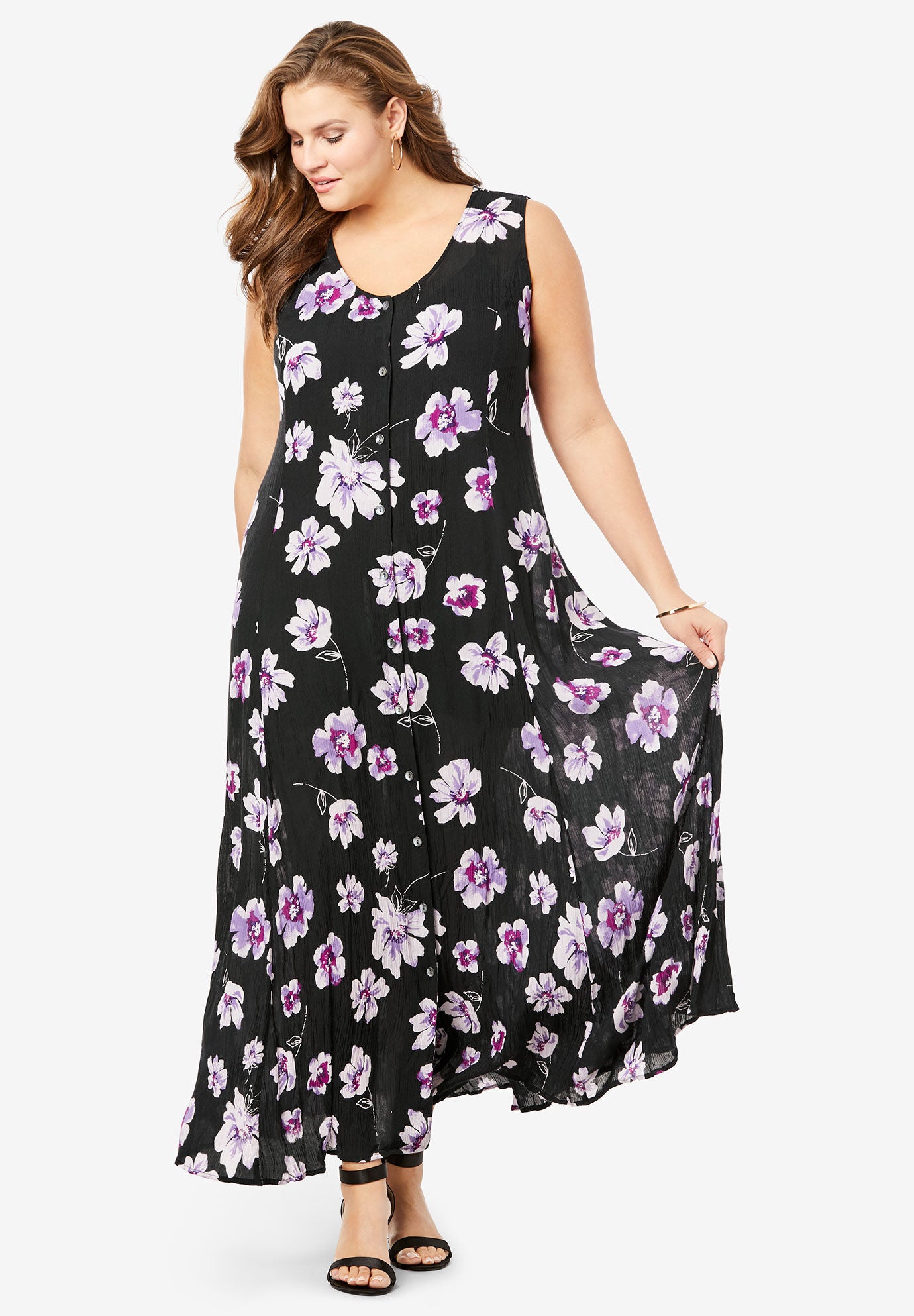 Dresses Shops Dresses Clothing Shoes Jewelry Roamans Womens Plus Size Twist Front Dress Davids Cl