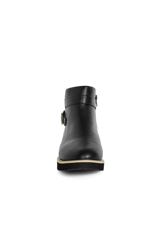 WIDE FIT Valentina Ankle Boot, BLACK, alternate image number null