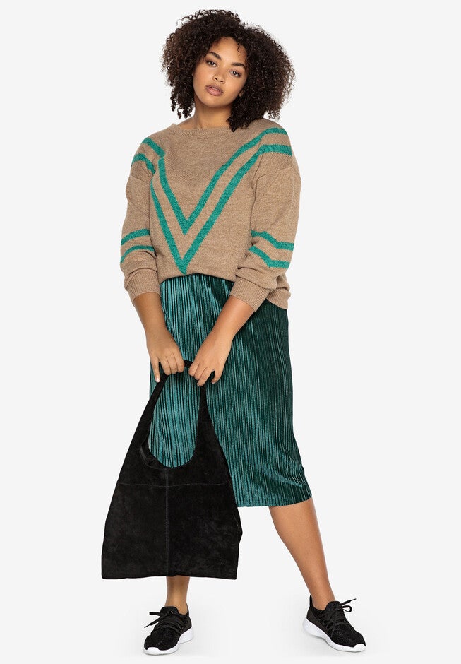 Chevron Stripe Pullover Castaluna , , alternate image number null