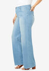 Wide-Leg Jean With Invisible Stretch By Denim 24/7, , alternate image number null