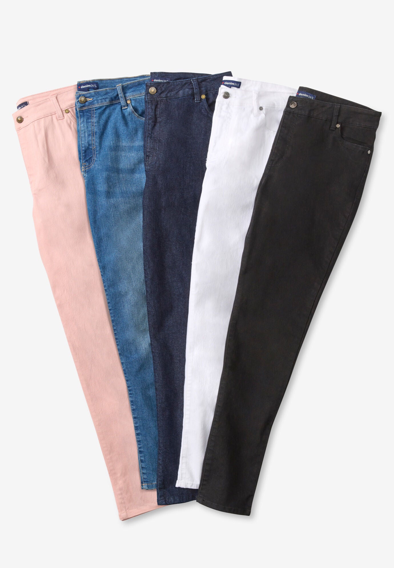 Plus Size 24/7 Stretch Straight Leg Jean, , alternate image number 5