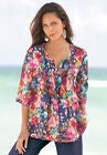 Tara Pleated Big Shirt, , alternate image number null