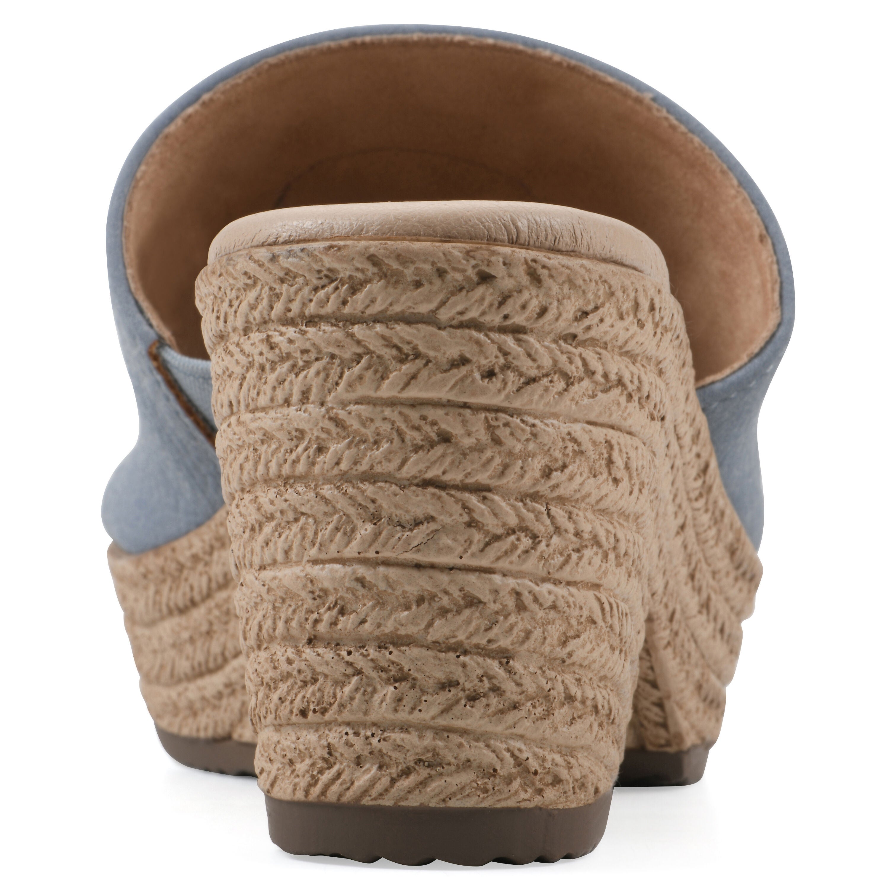 Birkley Wedge Sandal, PERIWINKLE NUBUCK, on-hover image number 1