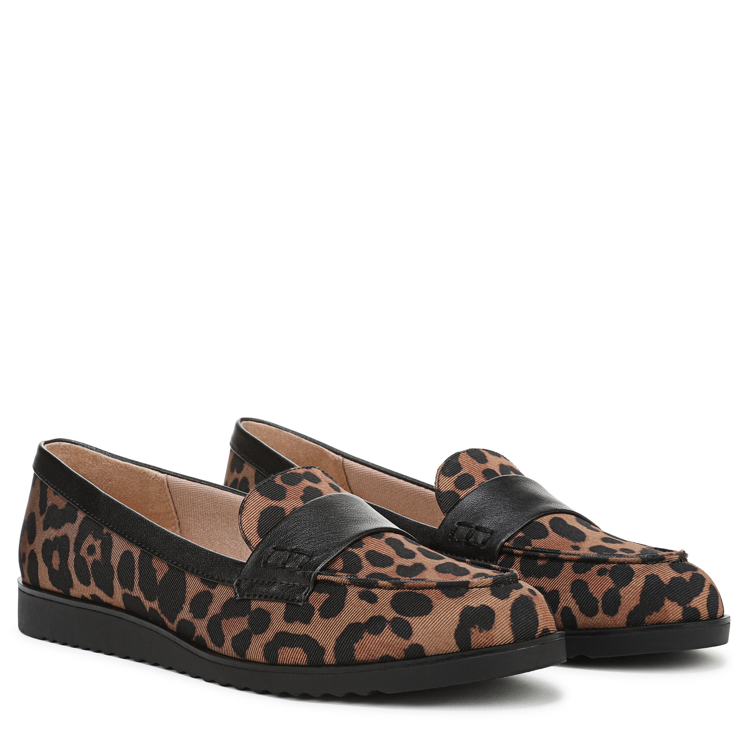 Zee Flat Loafer, LEOPARD FABRIC, alternate image number 2